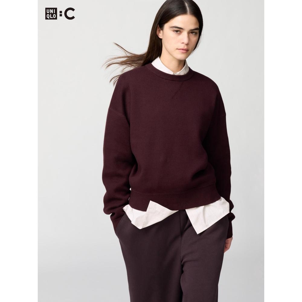 Uniqlo Smooth Cotton Crewneck Sweater