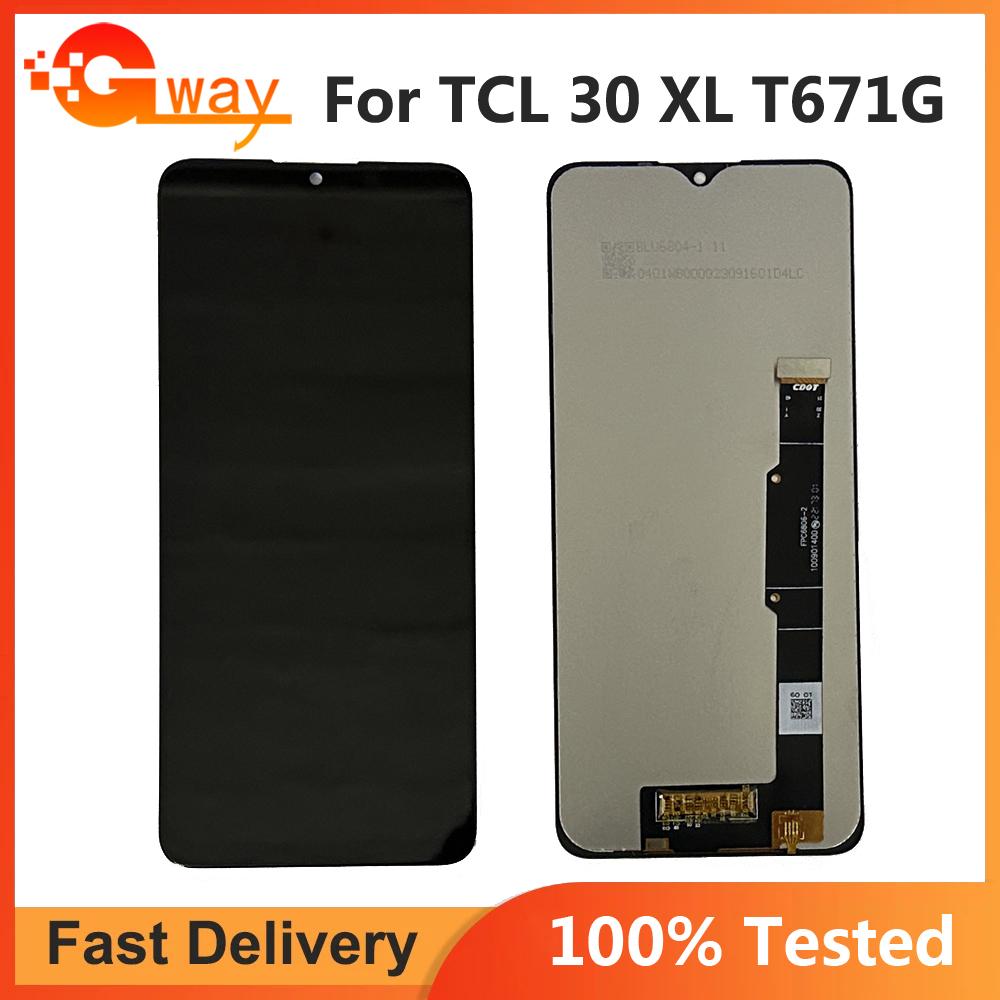 

LCD Screen and Digitizer Full Assembly For TCL 30 XL T671G