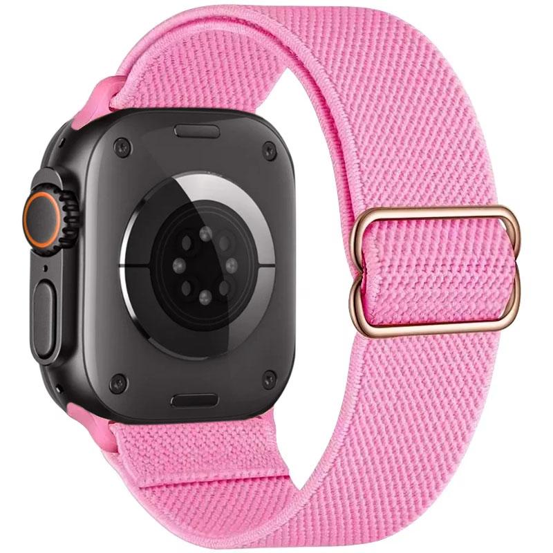 Elastic Nylon Loop Strap For Apple Watch Ultra 3/2/1 49mm 11 10 46mm 42mm Bracelet Wristband iWatch 9 8 7 6 5 4 SE 45/41/44/40mm