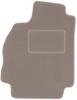 Beige Driver's Mat For: Renault Megane II Hatchback (2002-2008)