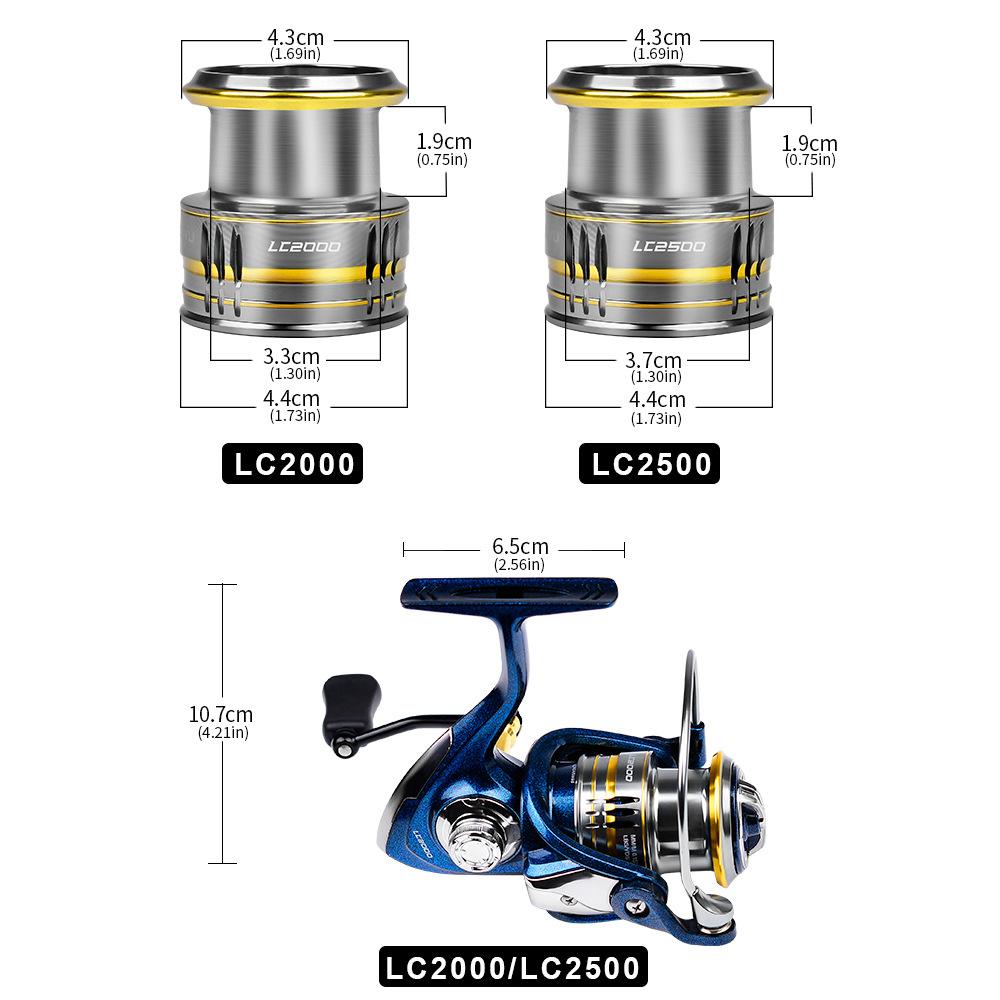 Metal Spinning Wheel Yuantou Lure Wheel 5.2:1 5+1BB Fishing Line Wheel Sea Fishing Rod Fishing Wheel Fishing Line Wheel