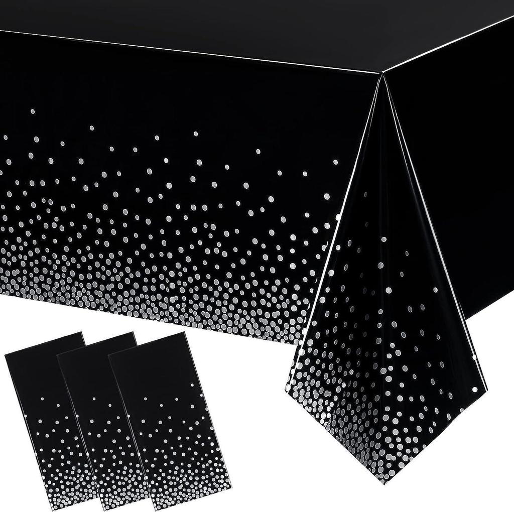 Small Dots PEVA Disposable Tablecloth - Waterproof and Thickened for Party Decoration