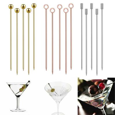 Creative Party Bar Kitchen Tools For Drinks Cocktail Picks Fruit Fork Toothpicks Fruit Sticks