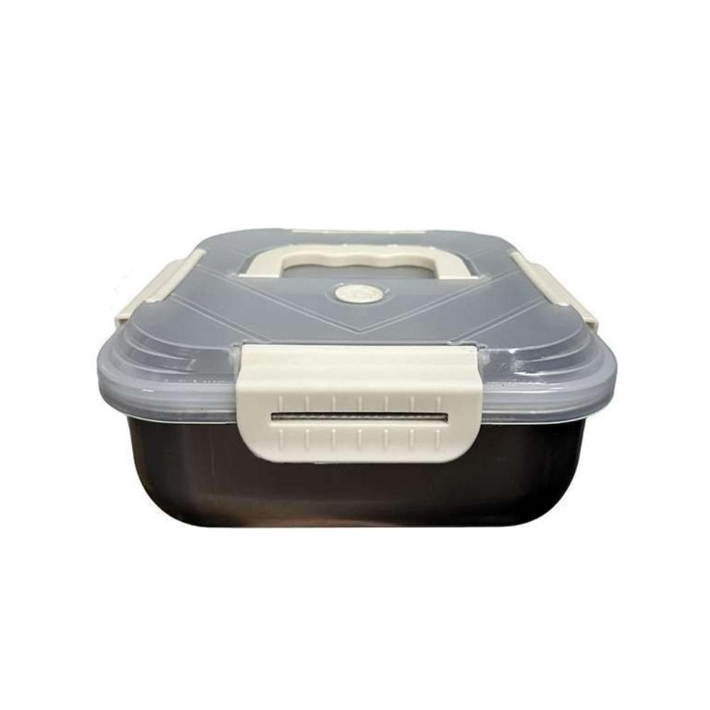 Stainless Steel Food Preservation Box Leakproof Lunch Box Food Storage Box  Camping Picnic