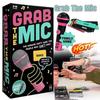 Exciting Grab The Mic The Family Karaoke Game 2-10Players Board Game for Bad Singers 125Lyric Cards Singer Game For Family Party