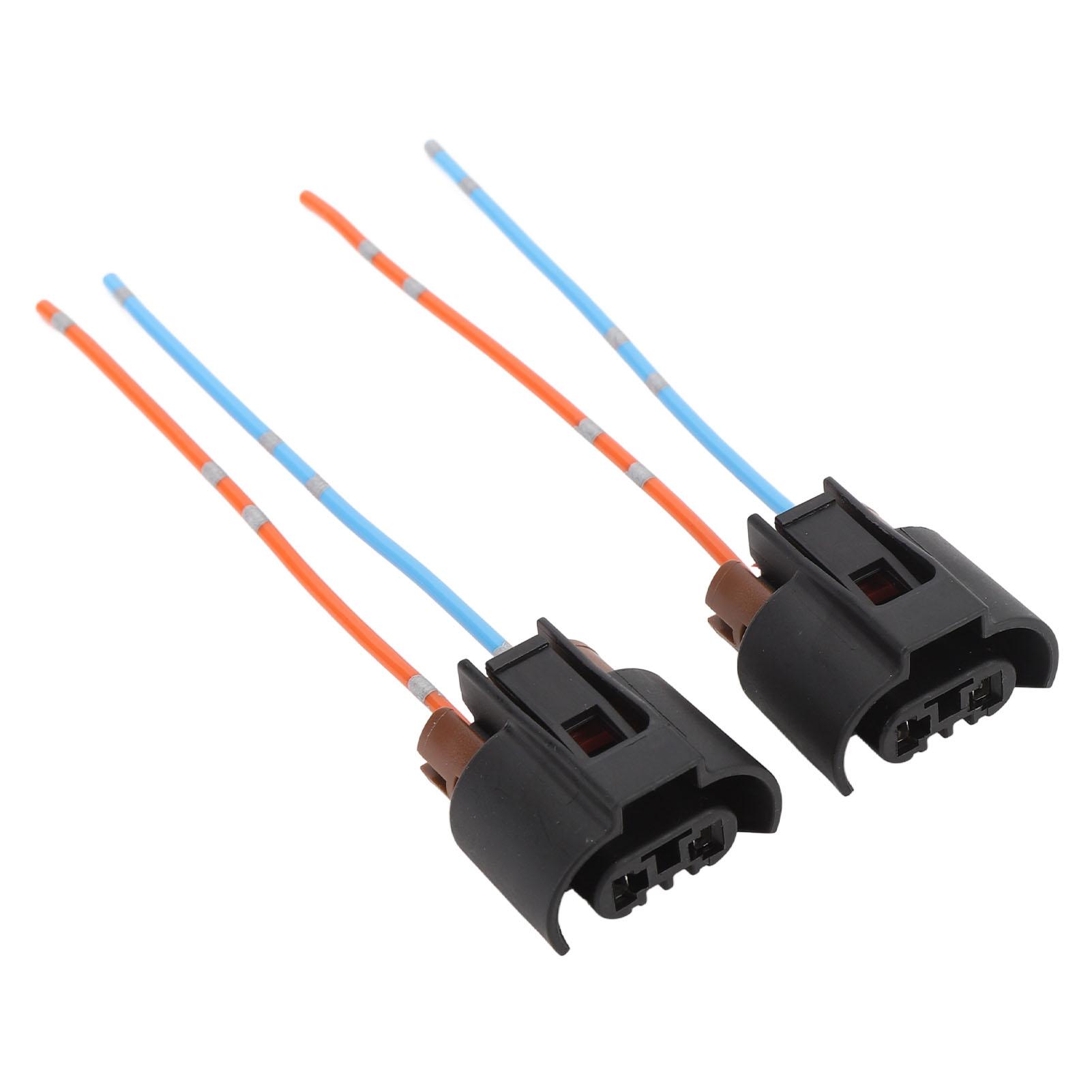 

2PCS Headlight Bulb Socket Wiring Connector Adapter Plug 90980 11659 Stable Connection for RX300 RX400H RX450H SC430