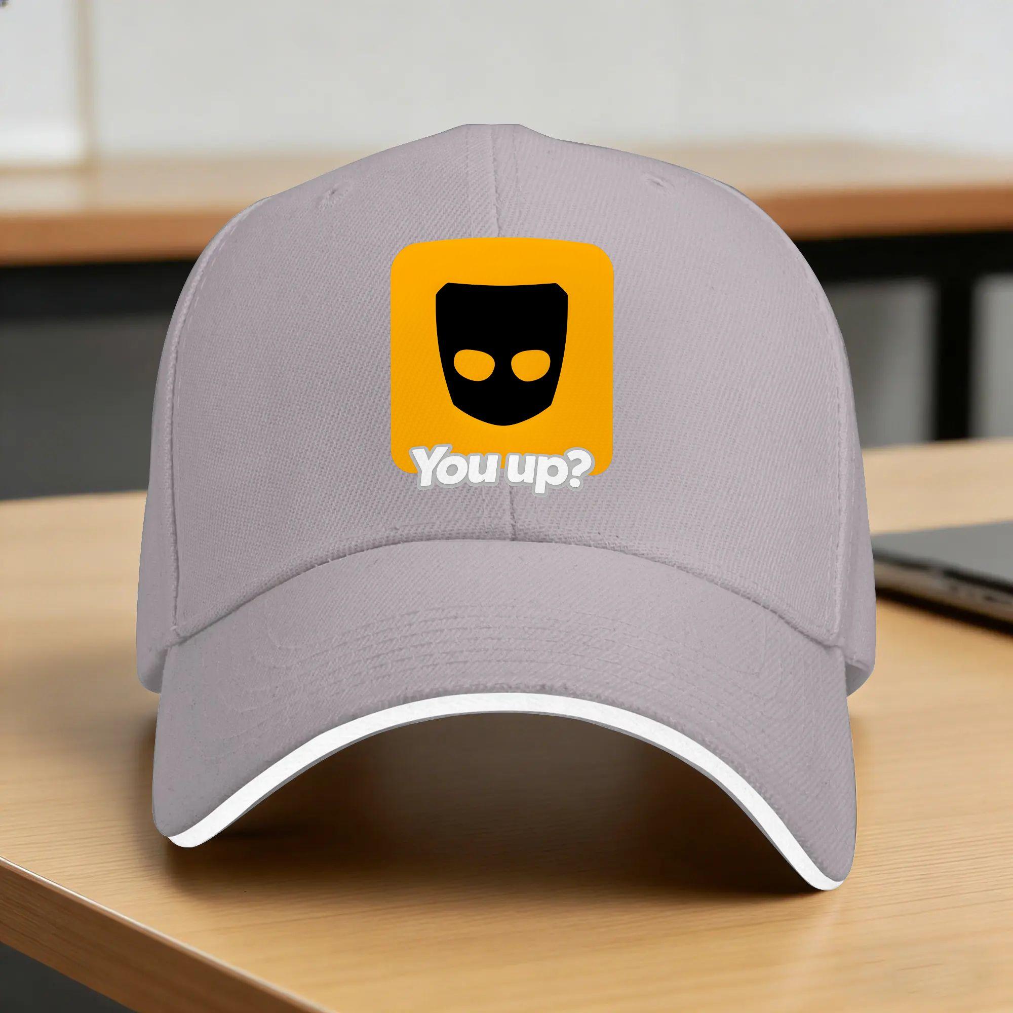 Casquette de Baseball You Up Grindr Casquette Trucker Classique Casquette Snapback d'Été pour Hommes Femmes Sport d'Extérieur One Size gray