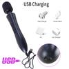 20 Modes Powerful Magic Wand Vibrator for Women Body Massager G Spot Clitoris Stimulator USB Charging Adult Sex Toys for Woman