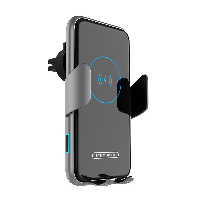 In-Stock 15W Wireless Car Charger & Phone Holder with Touch Sensing
