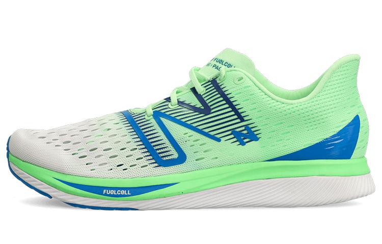 

New Balance FuelCell SuperComp Pacer Le White Green Blue MFCRRLW 43