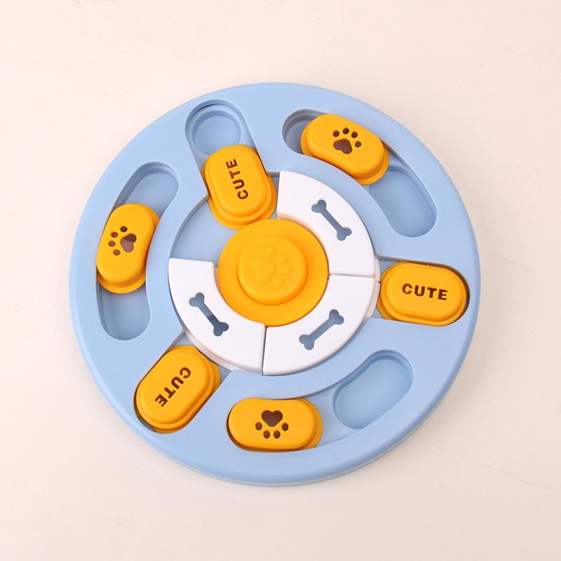 

Pet Sound Educational Toys Dog Slow Food Basin Cat Dog Educational Toy To Relieve Boredom, Interactive Educational Feeding Toy синій