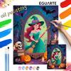 Oil Painting Painting Art Kit Witch Princess Floral Hat Handmade Painting Diy Home Decoration