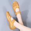 35-41Damen Sommer Übergröße Modische Lochschuhe Lässige Damenschuhe Flache Schuhe Sandalen