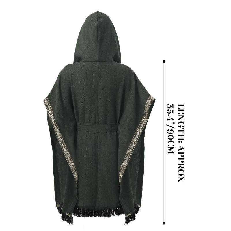 Steam Lace Hooded Cloak Cosplay Garment For Street Style Anime Cosplayers And Fans