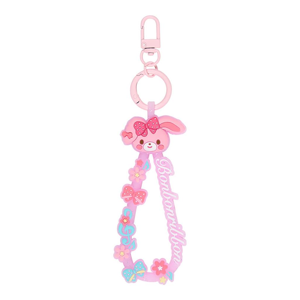 Sanrio Rubber Cord Keychain Grand Prix 1st Bonbonribbon 828971 (Character Edition)