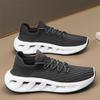 Spring and Summer New Men's Shoes Sports Shoes Mesh Breathable Running Shoes Thick Bottom Super Light Soft Bottom Men's Casual Shoes