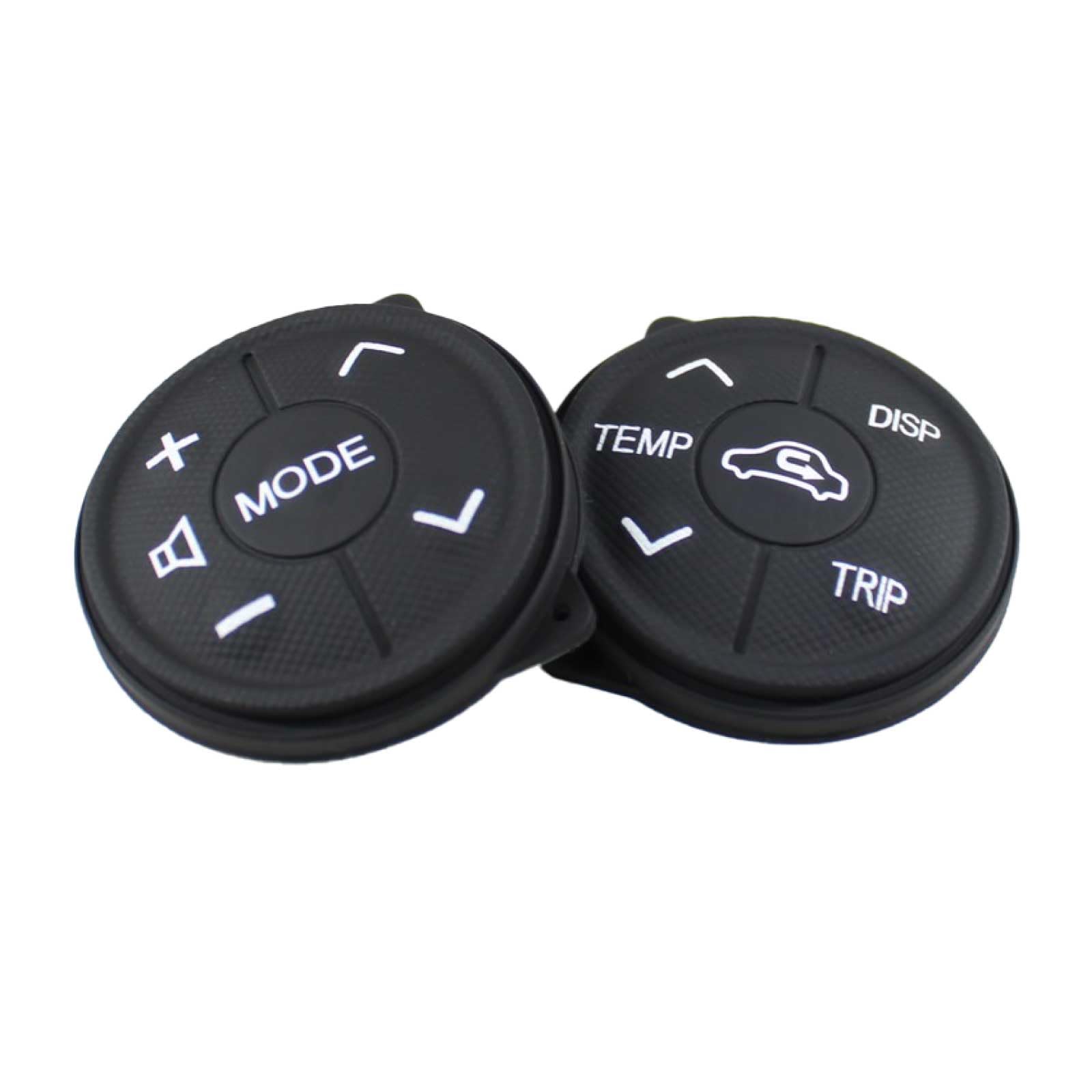 

Funriche Steering Wheel Switch Set Replacement Buttons Rubber Compatible with Toyota and Prius (Left & Right) - & - ZVW30, Aqua, (Late Model) чёрный