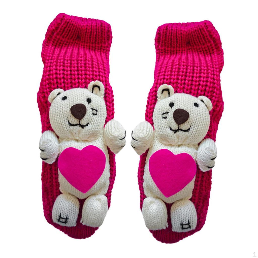 Animal Socks Christmas Gifts Casual Soft Thick Mid Tube for Living Room