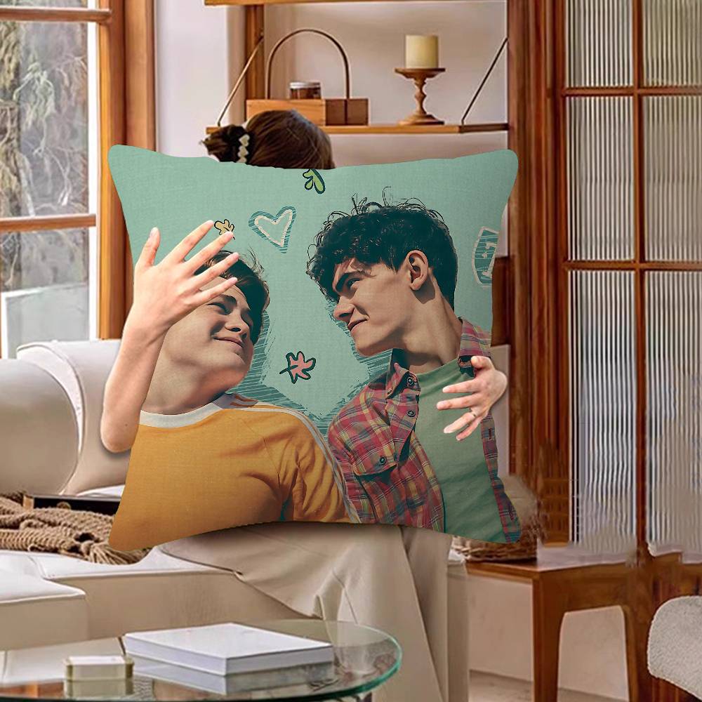 

Love HHeartstopperS Cute Pillow Cushion Cover Pillowcase Living Room Sofa Home Decor Customized 30x30 cm