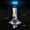 4 Stück H7 LED Scheinwerferbirnen-Kit Fern- und Abblendlicht 220W 60000LM Super Hell 6000K Weiß