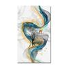 Nordic Geometric Wall Art Canvas Painting Abstract Golden Deer Birds Posters and Prints Wall Pictures for Living Room Home Decor