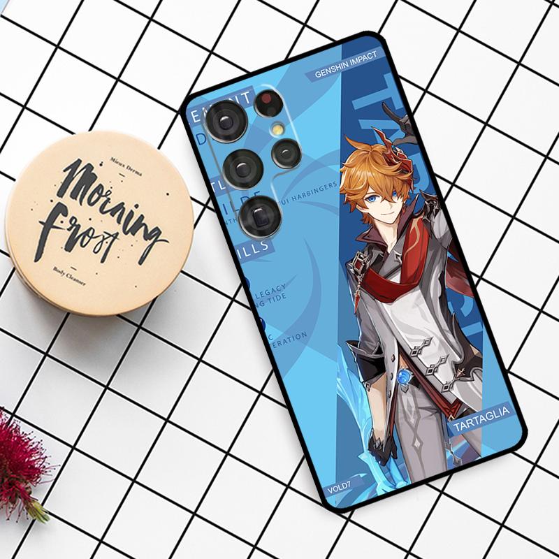 

Genshin Impact Tartaglia Case For Samsung Galaxy S24 FE S21 S22 S23 S25 Ultra S9 S10 Plus S20 FE S25 FE Phone Cover Galaxy S9 Plus