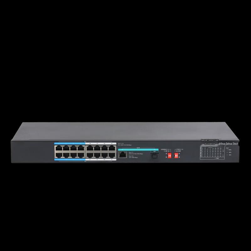 Dahua 16-Port Fast Ethernet PoE-Switch