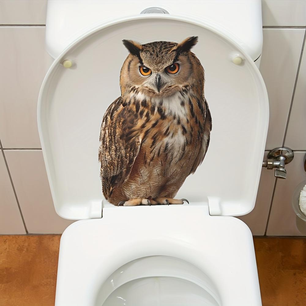 1pcs Owl Pattern Wall Stickers Living Room Glass Window Home Decorration Mural Bedroom Decor Self DIY Adhesive Animal Decals