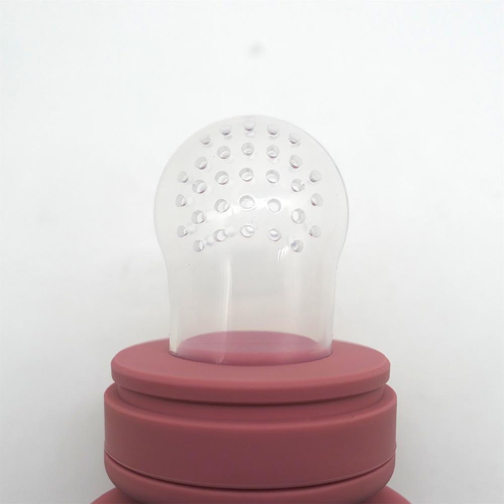 Non-Toxic Baby Food Processor Teether Pacifier Anti-Thumb-Sucking Molar Soothing Toy For Teething Discomfort & Mood Relief