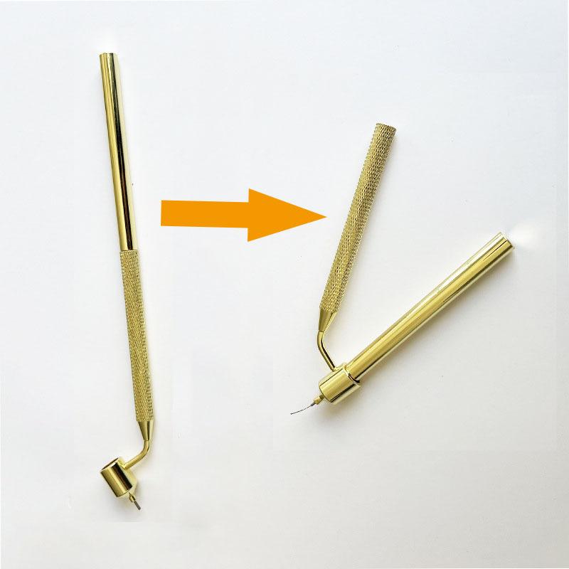 Slanting Fine Line Painting Pen Fluid Writer Pen Car Scratch Repair Aluminum Fineliners Paint Applicator Pen Drawing Tools