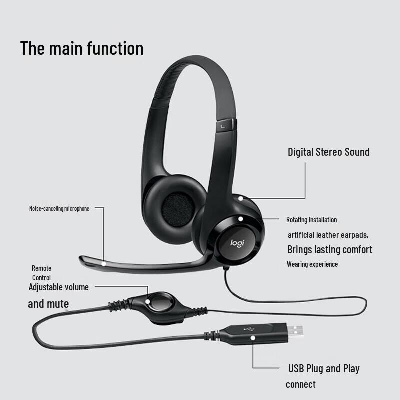 Logitech H390 Business USB Headset