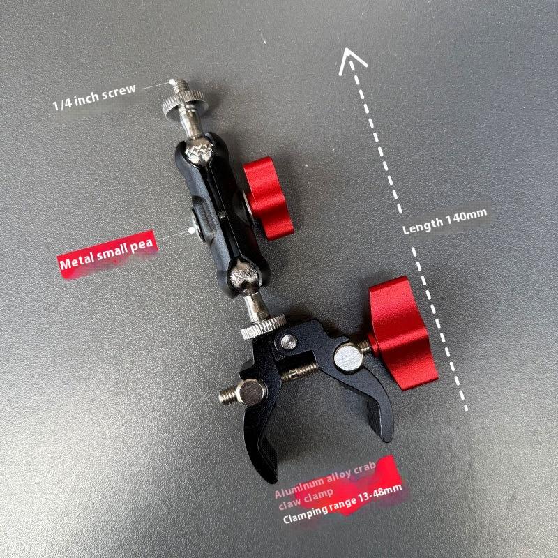 Advanced Photography Accessories: DSLR Metal Super Clamp and Double Ball Head Magic Arm