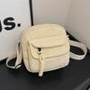 Corduroy Tägliche Handtasche Modische Vielseitige Umhängetasche für Damen Mehrere Fächer Reißverschluss Pendeln Damen Tragetasche