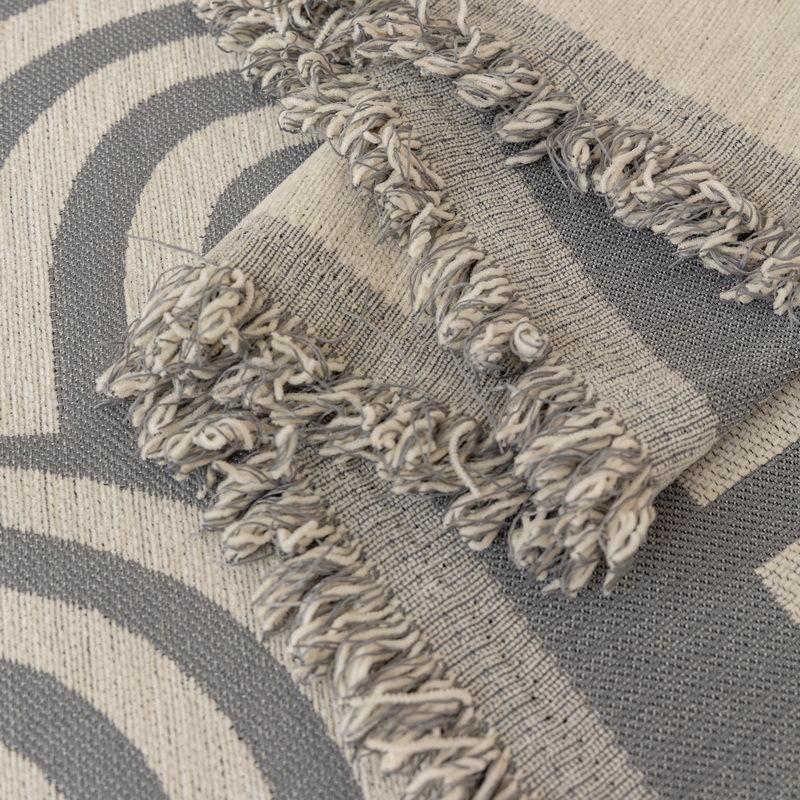 Полотенце для дивана из розового весеннего жаккарда — фото 4