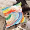 Rainbow Pillow Case Fashion Square Pillowcase Bedroom Sofa Room Ins Decoration Leisure
