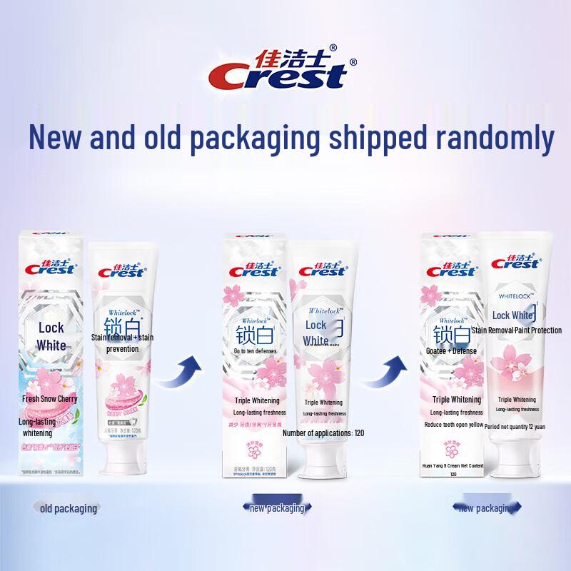 Crest Dual-Color Whitening Toothpaste