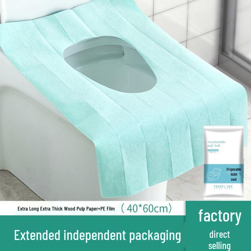 Individually Packaged Waterproof Disposable Travel Toilet Seat Covers