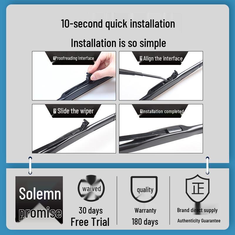 Compatible Front Wiper Blade for 2013 Toyota Corolla, Frameless 13/07 (Replaces Old 10/11 Version).