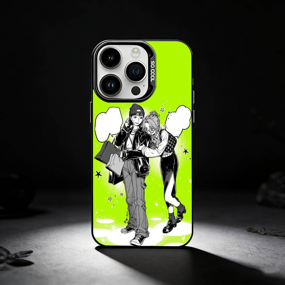 Aya Osawa Mitsuki Koga MitsuAya Phone Case For iPhone 17,16,15,14,13,12,11 Plus,Pro Max,XS,Colored silver phone case