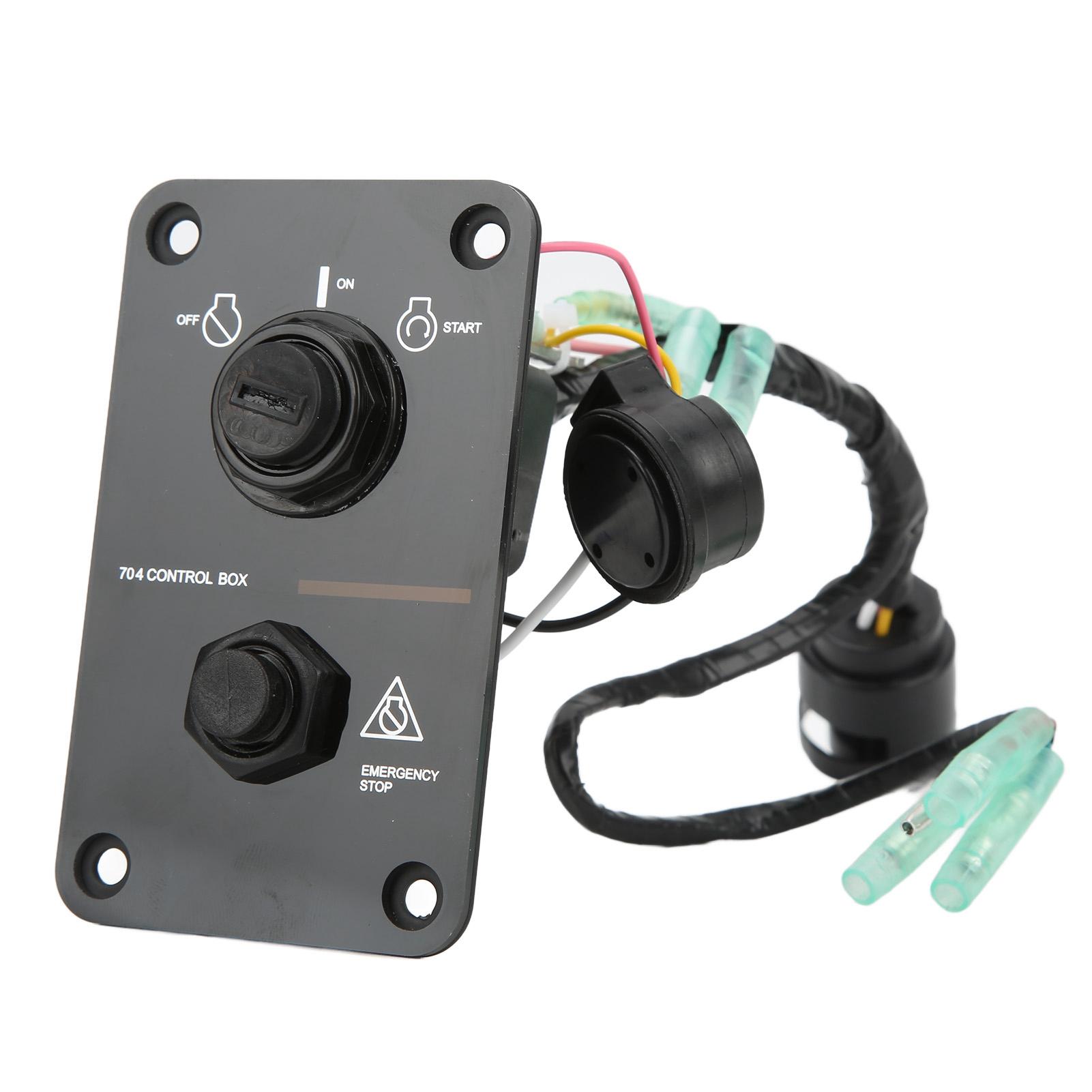 

Outboard Engine Ignition Key Switch Panel Assembly 704‑82570‑08‑00 Replacement for 2 4 Stroke Motors