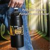 New 304 stainless steel double lid portable thermos with large belly cup outdoor sports water kettle and large capacity space ke