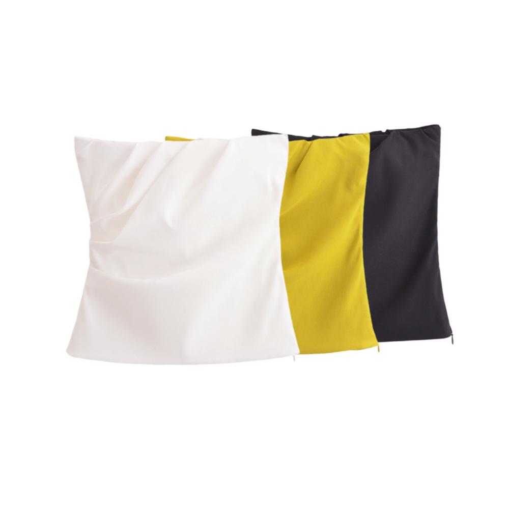

Spring/Summer 2025 Women s Versatile Solid Color Slim-Fit Elastic Tube Top Large білий