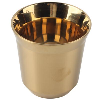 Cană de cafea din oțel inoxidabil 304 de 80 ml, cu perete dublu izolat, rezistent la căldură, pentru exterior