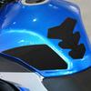 LEDISHUN Traction Pad Street Bike Kit Compatible Tank Pad for Suzuki GSX250R DN12B DN11A (Black)