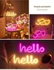 LED Neon Butterfly & Planet Wall Light - Decorative E-sports, Bar, and Photo Prop Night Light