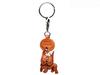 French Bulldog Genuine Leather Dog Banka Craft Leather Story in Keychain, (Handmade Japan)