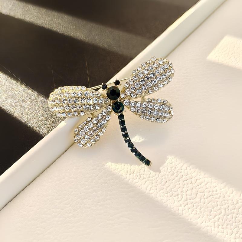 Exquisite, Small And Smart, Full Of Diamonds, Dragonfly Brooch, Clothing, Luxury And Fashion Design, Insect Brooch, Anti-Light
