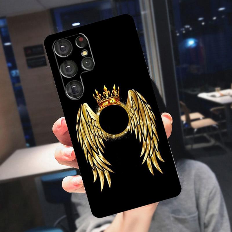 Exquisite Wings Cover For Samsung Galaxy S23 S24 S25 Ultra S21 S22 S20 S9 S10 Plus S21 FE S24 FE Phone Case