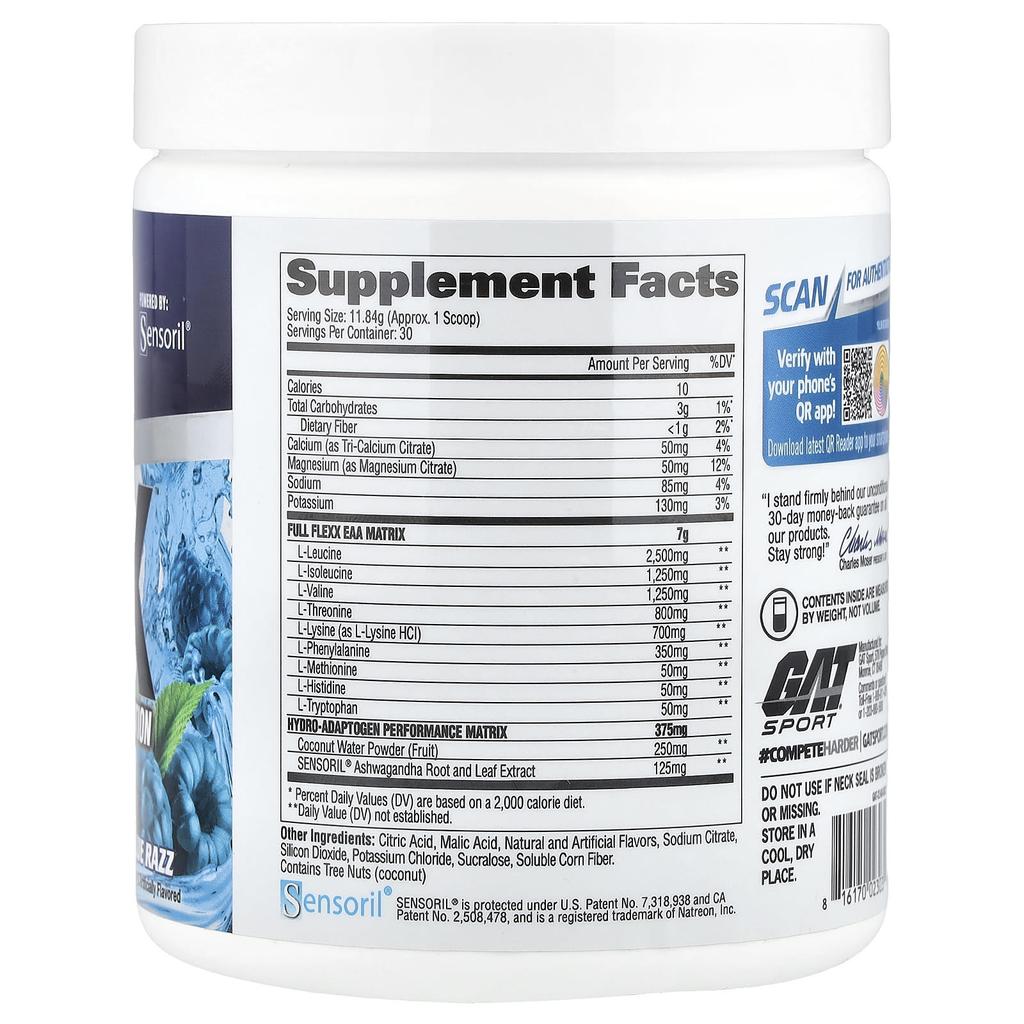 Flexx Eaas + Hydration, Blue Laz, 355.2G(12.5Oz)