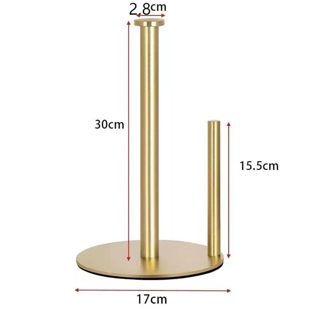 Non-slip Paper Towel Holder Weighted Base Roll Organizer Kitchen Roll Dispenser  Kitchen Countertop